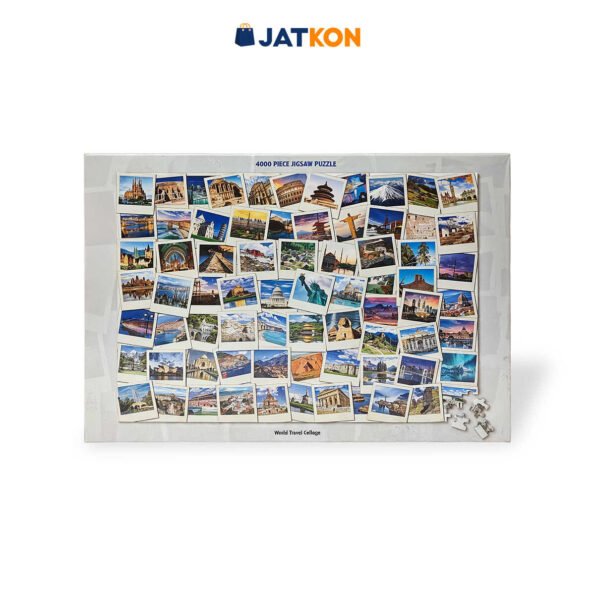 Caja sellada del rompecabezas de 4000 piezas World Travel Collage de Jigsaw Puzzle